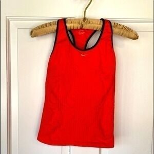 Nike Orange Tank Top with Built in Sports …